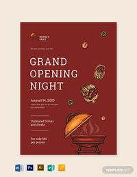 Professionally Designed/ Written Free Restaurant Invitation Card Template Template - Easily Download, Edit & Print in Illustrator (ai), MS Word (doc), Pages (pages), Photoshop (psd), Publisher (pub)
