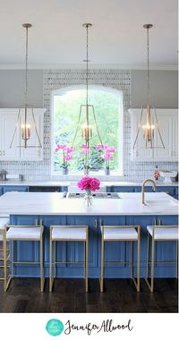 9 Pretty Blue Kitchen Design Ideas - Nikki's Plate