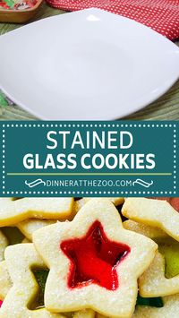 These beautiful stained glass cookies are buttery sugar cookies with a candy center. A holiday classic that tastes as good as it looks!