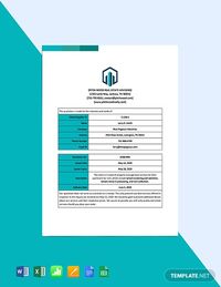 Real Estate Service Quotation Template