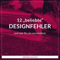 ★ Dieser Artikel zeigt 12 häufige Designfehler auf Webseiten und gibt Anregungen, wie man diese vermeiden und stattdessen besser umsetzen kann. »