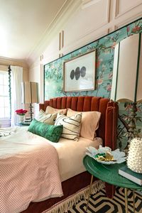 Channel Tufted Headboard DIY | Art Deco or Hollywood Regency Bed Tutorial ⋆ Jeweled interiors