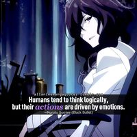 Dr Sumire Muroto Quotes || Black Bullet Quotes