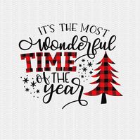 It's the Most Wonderful Time of the Year Svg Christmas Svg | Etsy