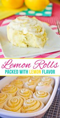 Easy and delicious lemon roll recipe.  Love the secret ingredient in the filling!  These would be great for Easter or Mother's Day brunch.