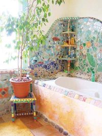 Dishfunctional Designs: The Bohemian Bathroom
