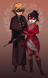 Miraculous LadyBug, Ladybug and Chat in formal wear