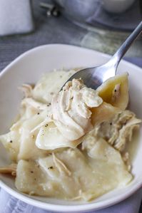 Cracker Barrel Chicken Dumplings are the epitome of cozy comfort food. This recipe is full of pillowy dumplings, juicy chicken, and colorful veggies.