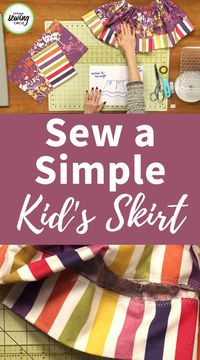 Learn how to make a cute kids skirt pattern based on individual measurements. Holly Willis takes you step-by-step through how to create the pattern, cut the fabric and construct the skirt in this fun and quick sewing project tutorial.