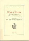 Desde la frontera: discurso leído el 2 de junio de 1991 por José Luis Sampedro