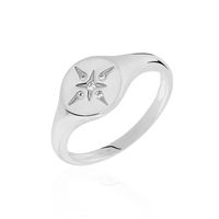 Bague Perona Argent Blanc Oxyde De Zirconium - Bagues Etoile Femme | Histoire d’Or