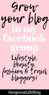 Grow your blog traffic, get awesome tips for monetizing your blog, freebies and more in my Facebook group!