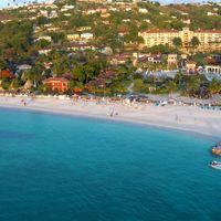 From its colorful pirate-laced history to its white sand beaches lapped with crystal clear aquamarine waters… this is Sandals Grande Antigua, one of our most romantic resorts.