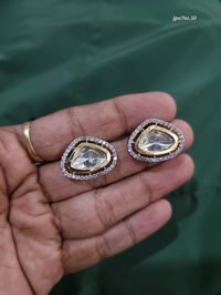 Rs 450 +$ Uncut kundan tops