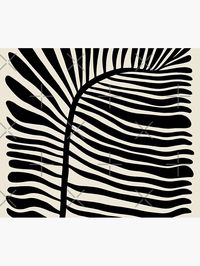 "Zebra fern leaf in black beige " Throw Blanket for Sale by Miss-Belle | Redbubble