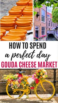 If you're heading to Amsterdam in the Netherlands, don't miss a day trip to Gouda to experience the world famous Gouda Cheese Market. Read on to find how to visit this lovely small Dutch city as well as tips to make the most of your time if visiting the market as well. #Gouda #Netherlands #Amsterdam #Gouda Cheese Market #Cheese Markets #Foodie Trips #Amsterdam Day Trips #European Travel