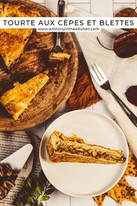 Tourte aux cèpes et blettes du jardin « Cette recette 100% végétale et de saison, est juste à tomber ! »
