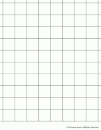 1 inch grid paper 231x300 Printable Graph Paper and Grid Paper. Use for Bar type graphs for DATA unit.