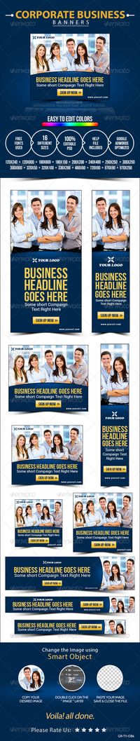 Corporate Banner Set Template PSD | Buy and Download: http://graphicriver.net/item/corporate-banner-set/8495098?WT.ac=category_thumb&WT.z_author=doto&ref=ksioks