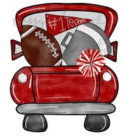 Truck Football Cheer Pom Pom HTV Transfer | Etsy