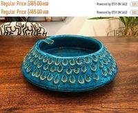 Sale Mid-century Bitossi Rimini Blue Italian Pottery Ashtray | Etsy