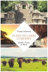 This is a 10-day Sri Lanka itinerary based on my experience traveling across the country. The article includes a list of the best hotels in Sri Lanka depending on the area, some must-do activities, and recommendations to move around the Island.