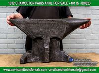 Ask for price with ID0823 on anvilsandtoolsforsale@gmail.com All pictures of all anvils on our website anvil for sale, anvils, blacksmith, blacksmiths, blacksmithing, antique tools, tool collector, swage block, stake, cone, cutler, french pig, amboss, incudine, schmied, forgeron, forge, enclume, forged, blacksmith tools, old tools, vintage tools, handtools, iron work, vise, stake, coutellier, chamouton, hulot harmel, collection, outil ancien, outils anciens, bigorne, art populaire, enclume