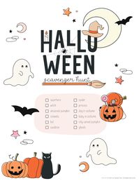 Halloween Scavenger Hunt for Kids of All Ages - iMOM