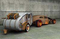 Rat Rods Rule. The cool way to camp! Yeah!