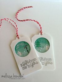 Shaker Gift Tags- Melissa Bowden