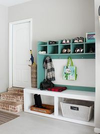 garage mudroom area | Refresh Restyle