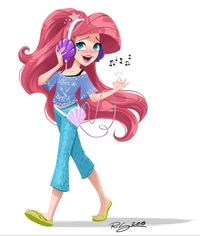 The Art of Kellee Riley - I wanted to make my own casual Ariel because why...