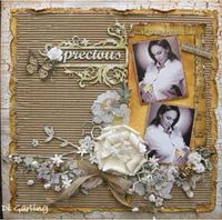 Di's Creative Space: My Kraft It Up DT Layout"Precious"