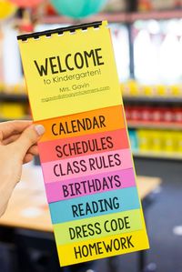 Download a Free Editable Parent Flip Book for your Classroom