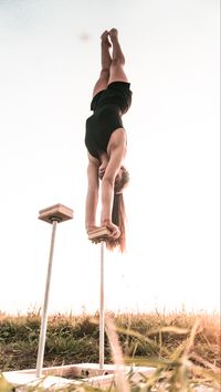 Handstand performance and circus canes are essential part of life of those who can’t imagine their life without some gymnastics