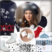 Warm & Cozy: Navy & White #theseapearl #winterstyle