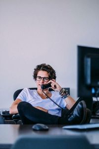 Sexy nerd Brad Simpson