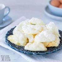Sugar-Free Keto Meringue Cookies | Low Carb Yum