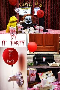 DIY IT MOVIE PENNYWISE PARTY HALLOWEEN DECORATIONS DECOR