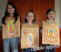 Juan Diego's Paper Tilma for Kids - Catholic Inspired