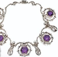 Jewels of Queen Alexandra:  Amethysts Necklace/Tiara