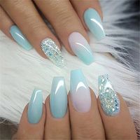 39 Best Winter Acrylic Nails Design for Women Fashion #simplenaildesigns