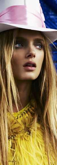 Lily Donaldson by Mario Testino for Vogue