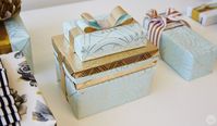 Wedding gift wrap ideas: Something old and new