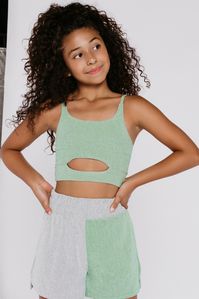 airbrush high tied short - Five Dancewear