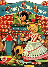 Vintage Christmas coloring book