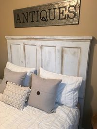 Antique Door Headboard. Queen Headboard. King Headboard. | Etsy