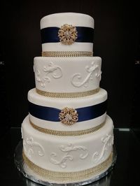 Erica and Matthew Wedding Cake
