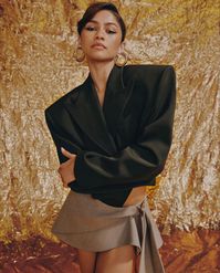 Zendaya (Rue in Euphoria) in muglerofficial in the cut magazine march edition