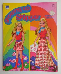 1976 Growing Up Skipper Paper Dolls Uncut Unpunched Whitman Book